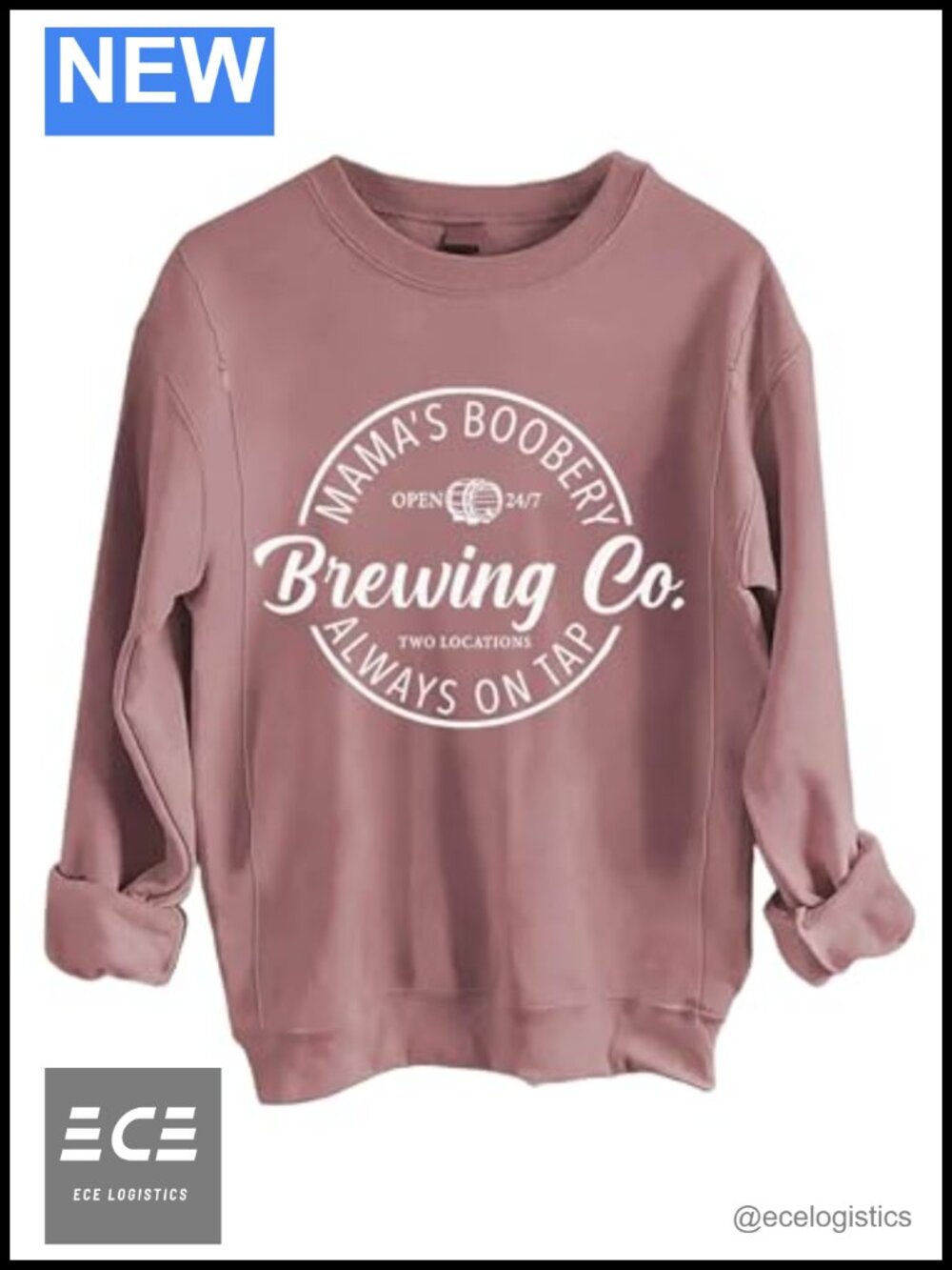 Fleece Nursing Sweatshirt Concealed Zip Breastfeeding Maternity Top